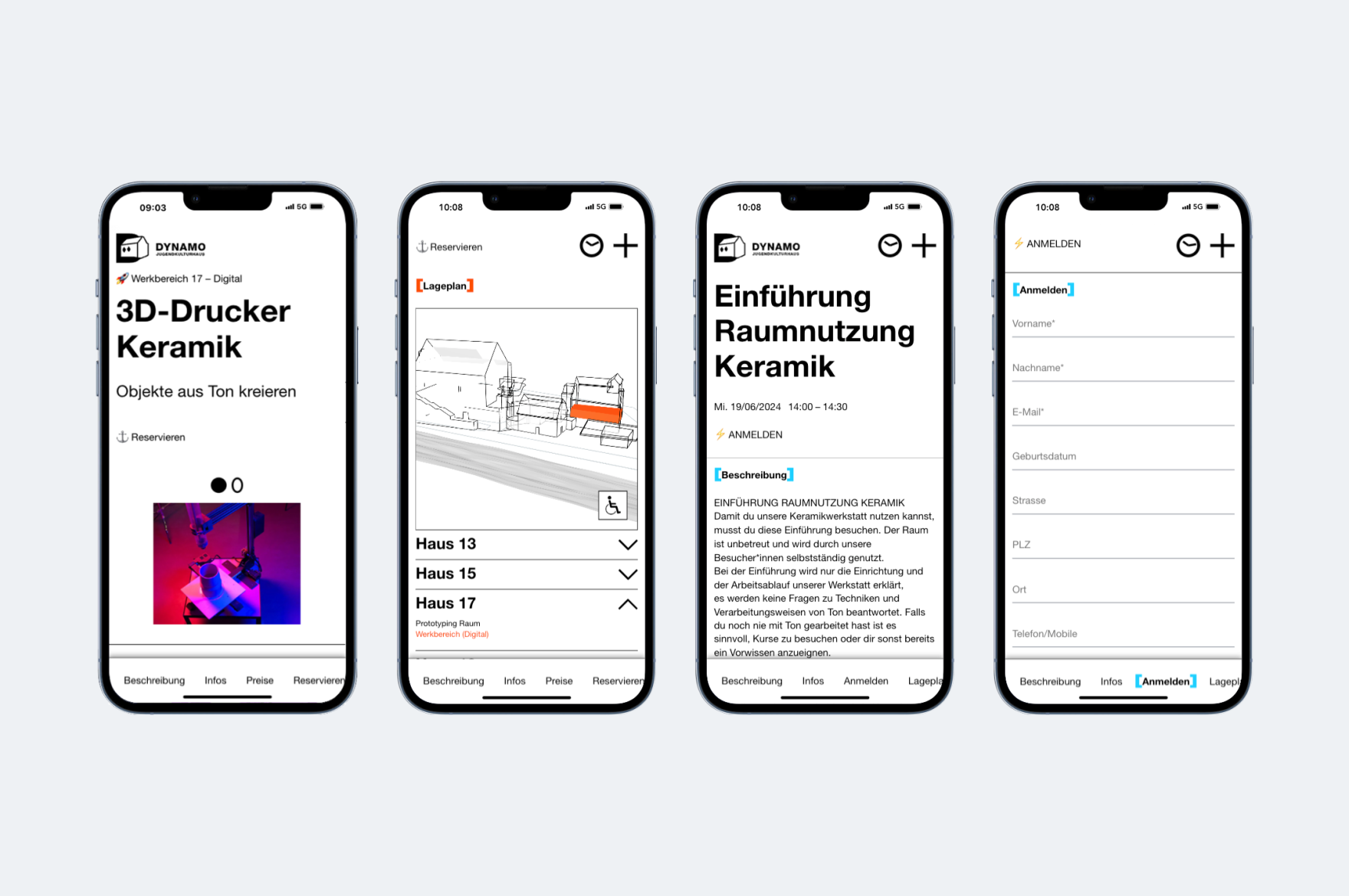 Screenshots Dynamo Detailseite